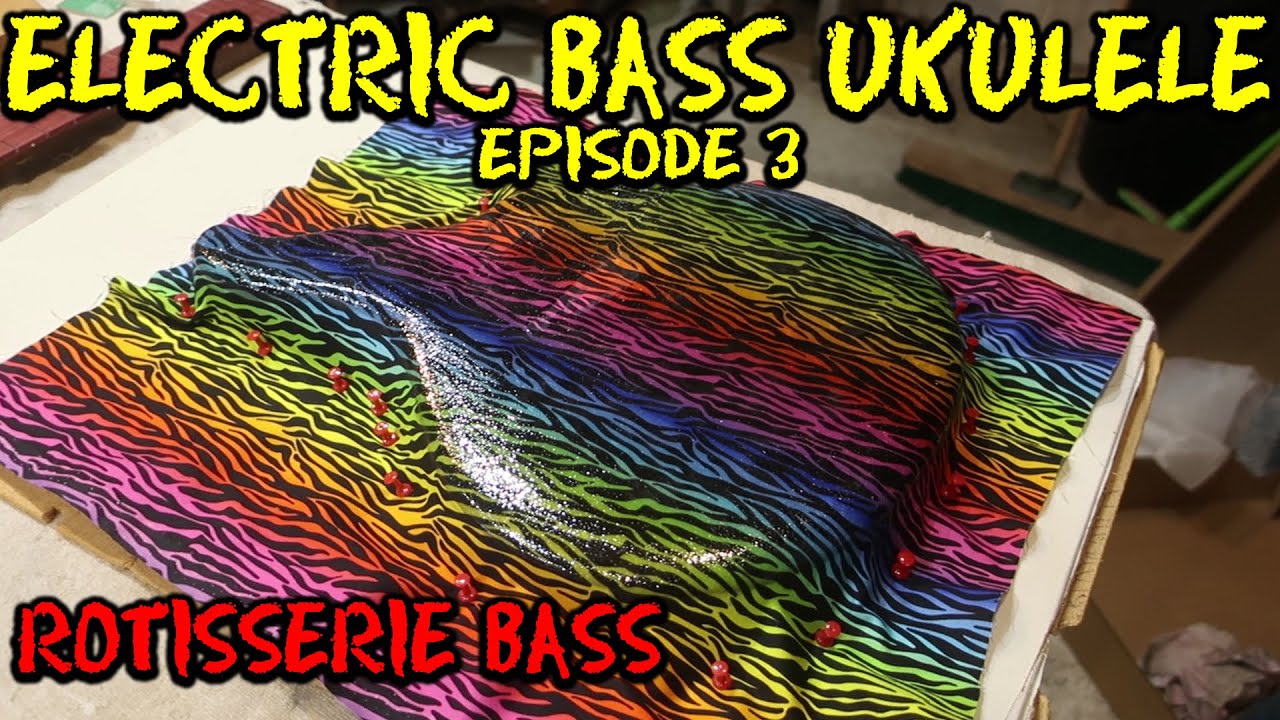 Bass Ukulele - Episode 3 - Frets, finishing, and more.