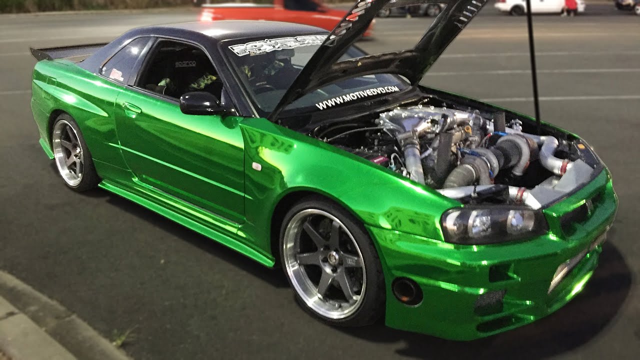 ERUBISU - R35 Powered R34 GT-R - SEQUENTIAL 6-Speed!