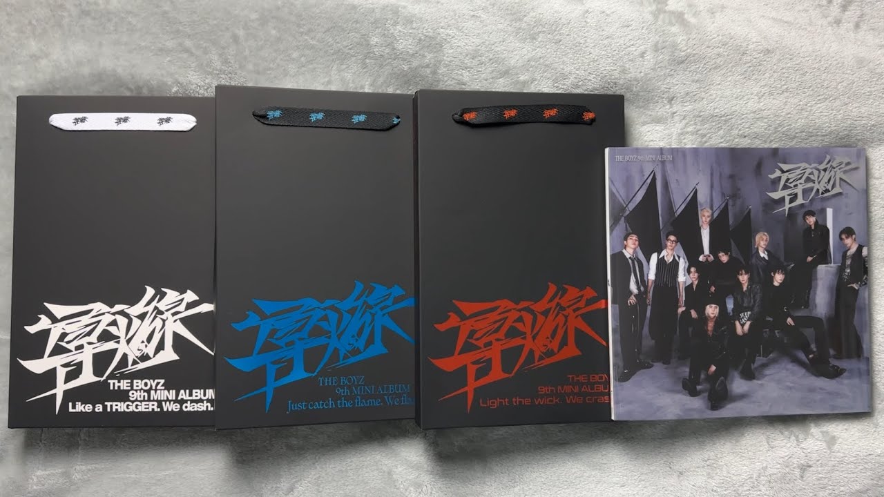 ♡Unboxing The Boyz 더보이즈 9th Mini Album TRIGGER (Vanguard, Flash, Riot & Pioneer Ver.)♡