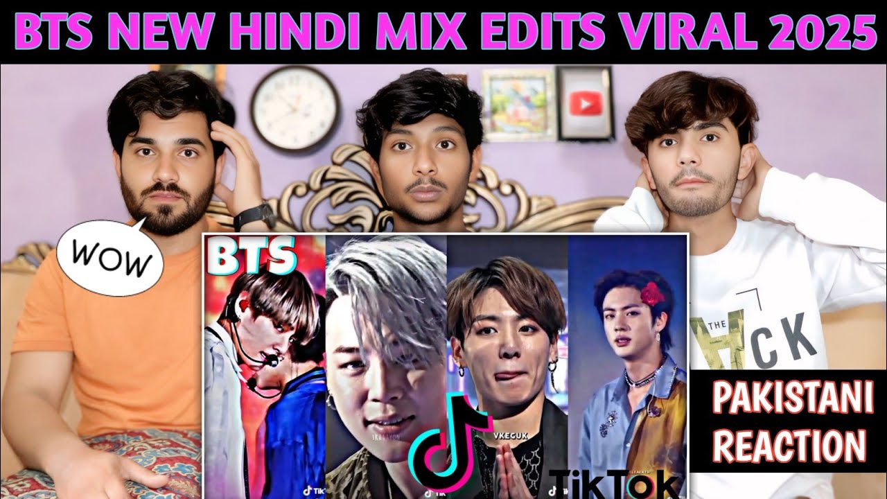 Bts New Hindi Mix Edits - Pakistani Reaction - Usman Rajpoot