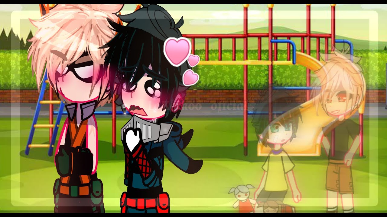 Como izuku conoció a bakugou🥺💕 [] 💚Dkbk-bkdk🧡 [] 💜 AU-GC💜 [] ✨Corto✨