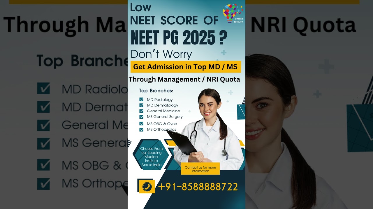 NEET PG 2025 || Get admission to the top MD/MS colleges in India #neetpg2025 #neetpgcounselling