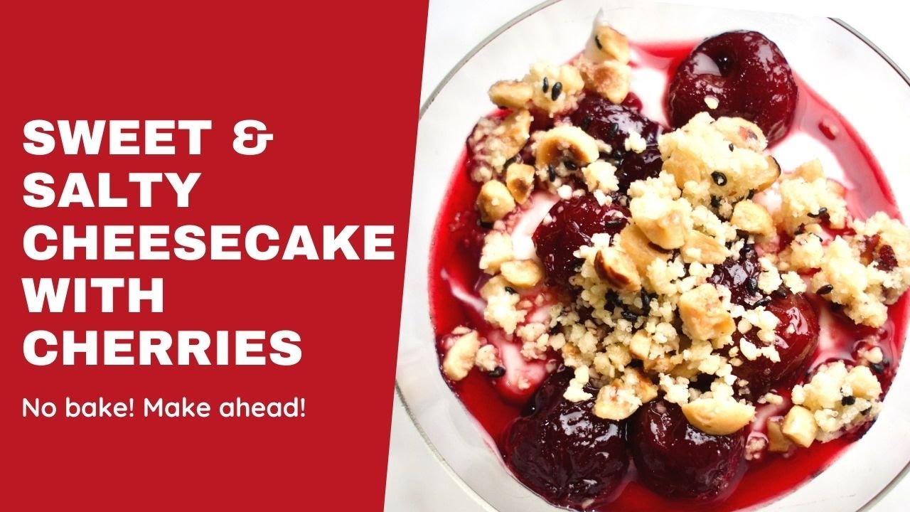 Ottolenghi Simple | Sweet and Salty Cheesecake with Cherries