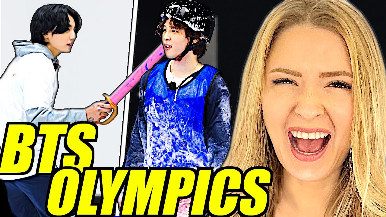 Americans React To THE FUNNIEST EVER RUN BTS (Run BTS Mini Field Day Part 1 & 2)