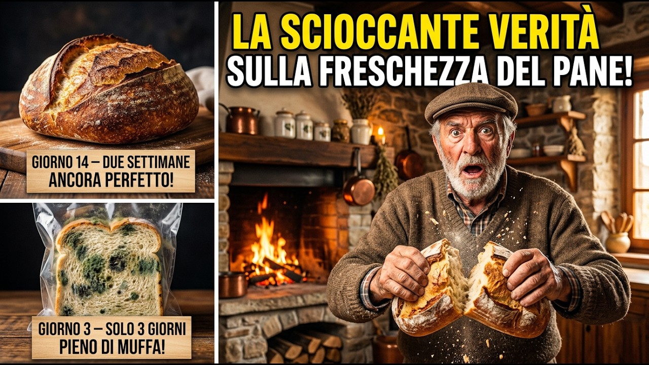 Il Segreto del Pane Amish. Rimane Fresco 2 Settimane. Lo Hanno Nascosto Per 300 Anni.
