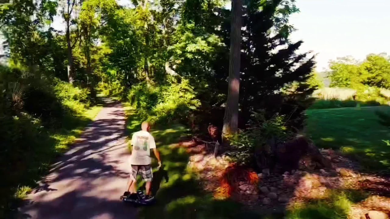 OneWheel filmed with Mavic Air2 ActiveTrack3.0