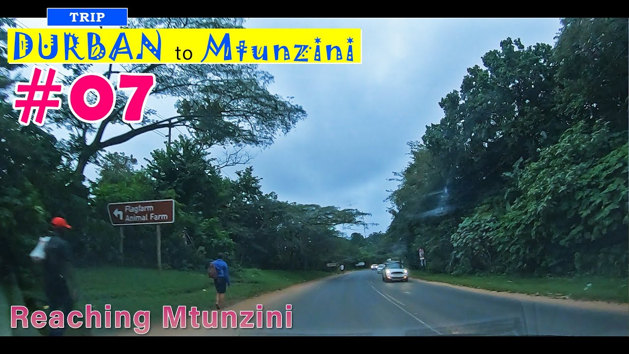 [4K] #07 Durban & Mtunzini Trip | We were stuck because of floods | 