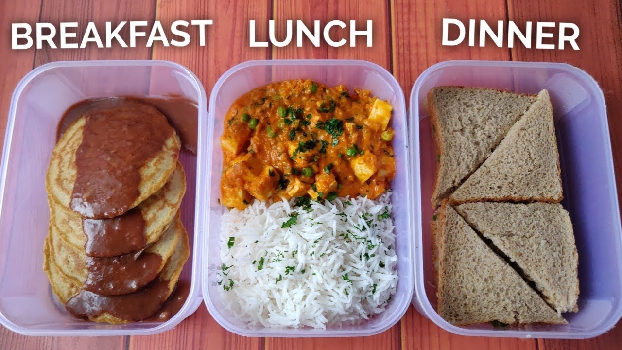 Meal Prep 3,000 calories in 30mins ( BULKING DIET ) !! 🇮🇳