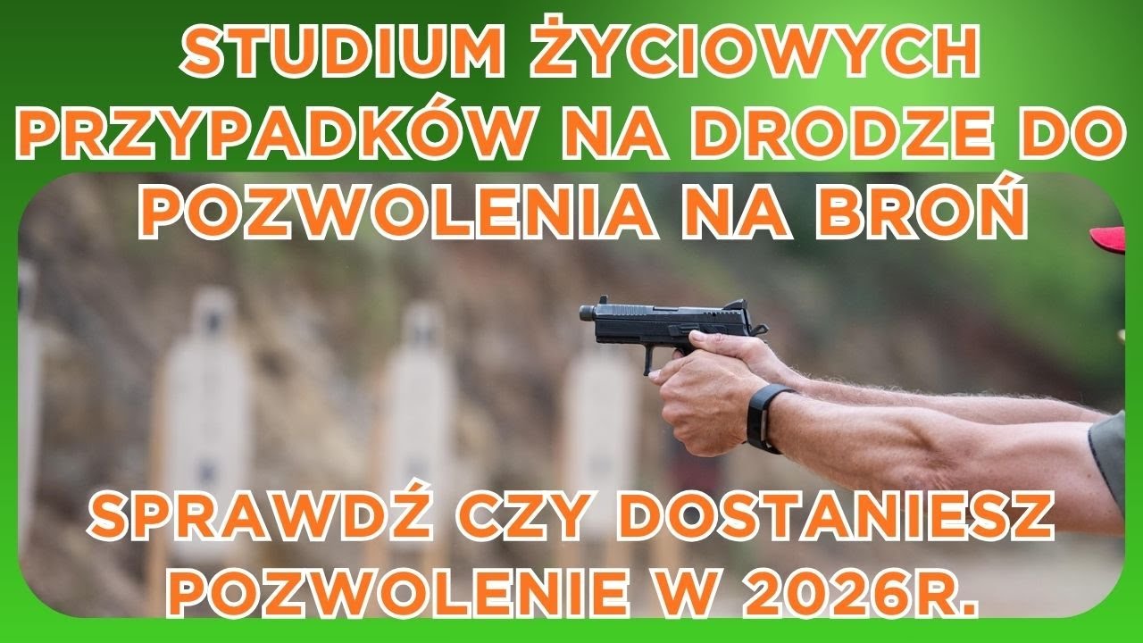 Planujesz pozwolenie na broń? Sprawdź kiedy odmawiają.Studium dziwnych przypadków + QUIZ sprawdź się