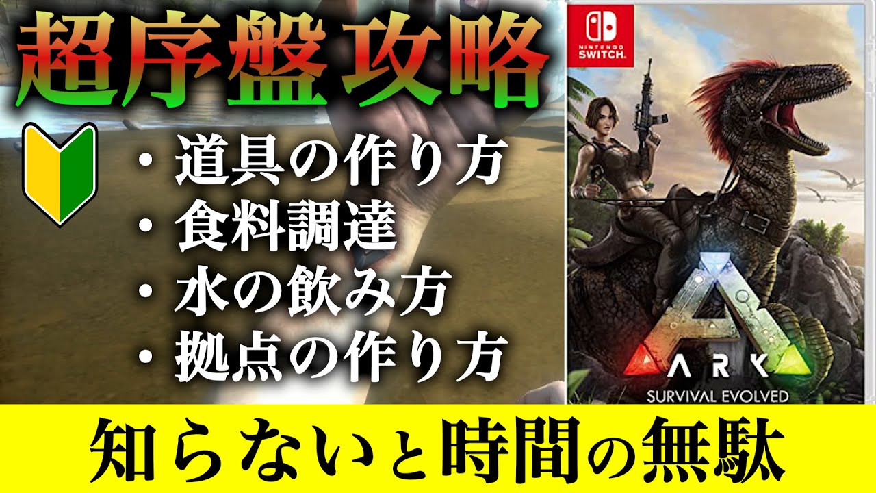 【初心者】ARK Switch版発売！初心者が知らない１０の事！