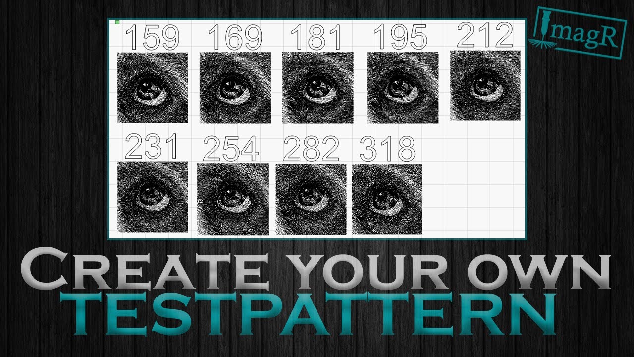 How to create your own DPI Testpattern
