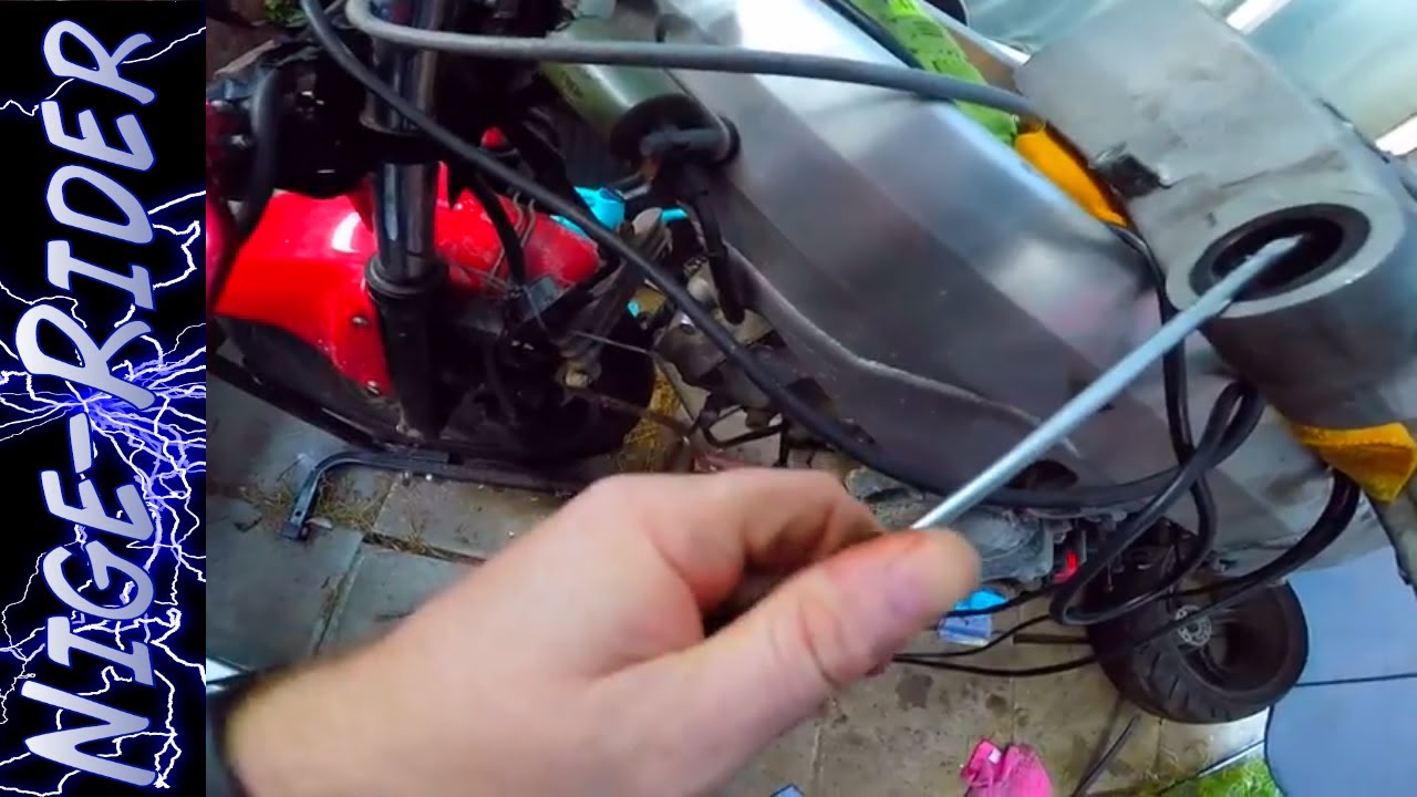 Helping subscriber VFRrider25 Greasing VFR swing arm pivot bearings