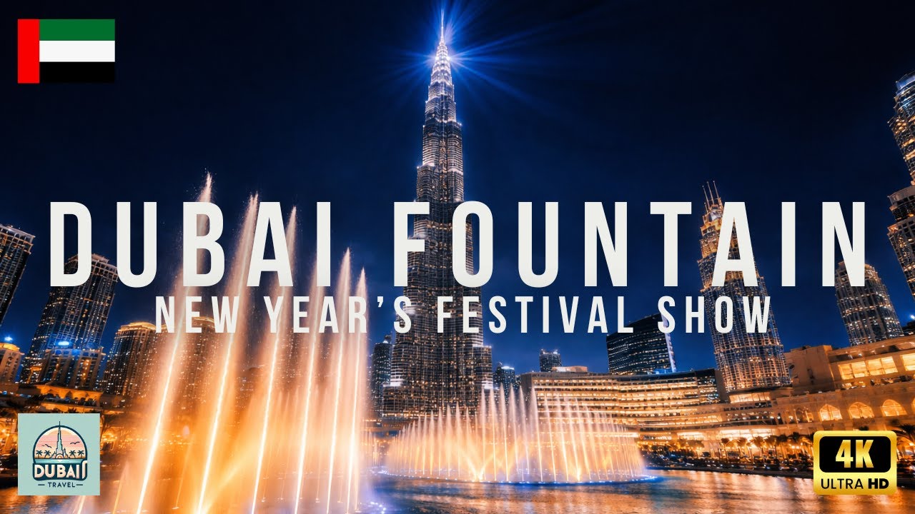 Dubai Fountain Festival Show Dubai 🇦🇪 4K