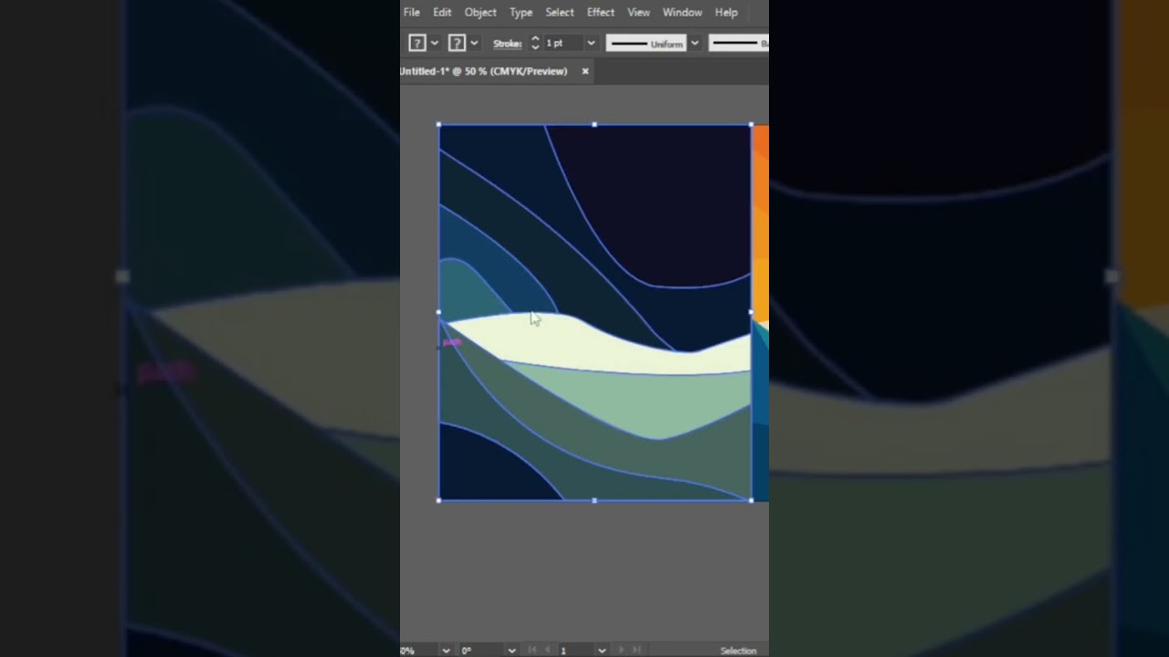 STEP BY STEP HOW TO  Make a Beautiful Landscape Design (day / night) vector Adobe Illustrator