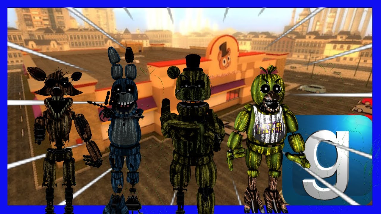 gmod fnaf: Freddy and friends turn into phantoms