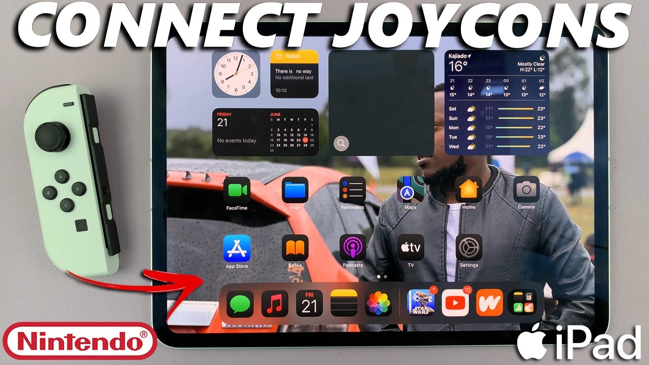 Как подключить контроллеры JoyCon от Nintendo Switch к iPad