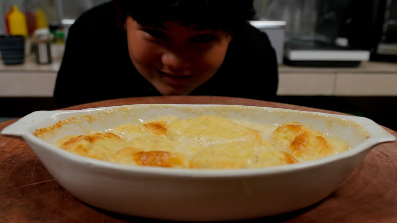 Mahi mahi quenelle (dumpling), garlic fish veloute easy recipe