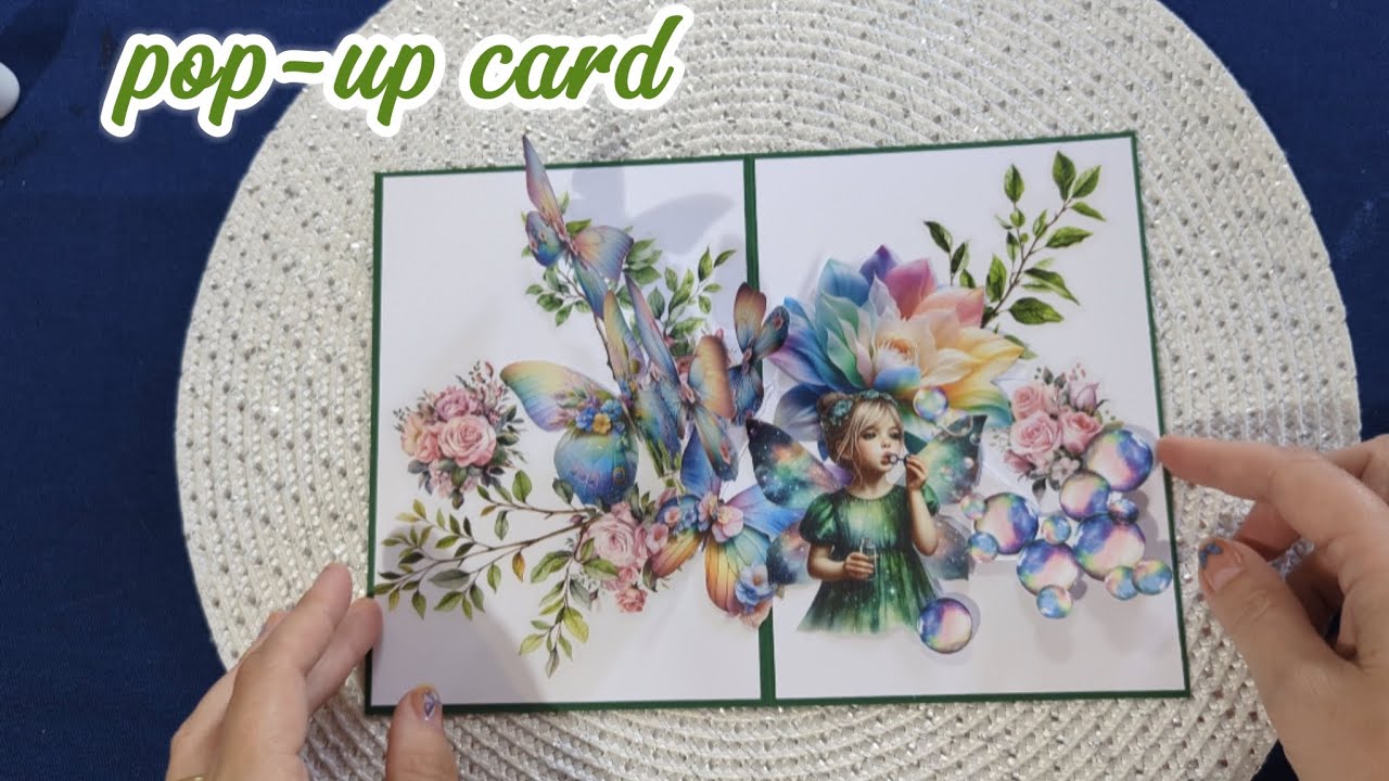 BUBBLES pop-up card DIY 🫧🩷🫧 (how I test my options during the process ) #cardcreations