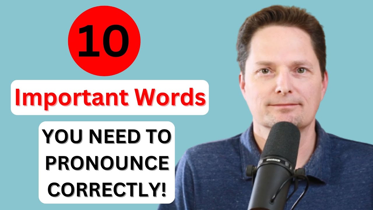 Don't Mispronounce These Words! / American English /Real-life American Pronunciation