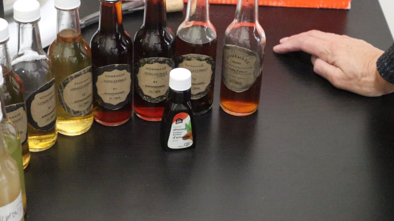 Homemade Almond Extract - Results!