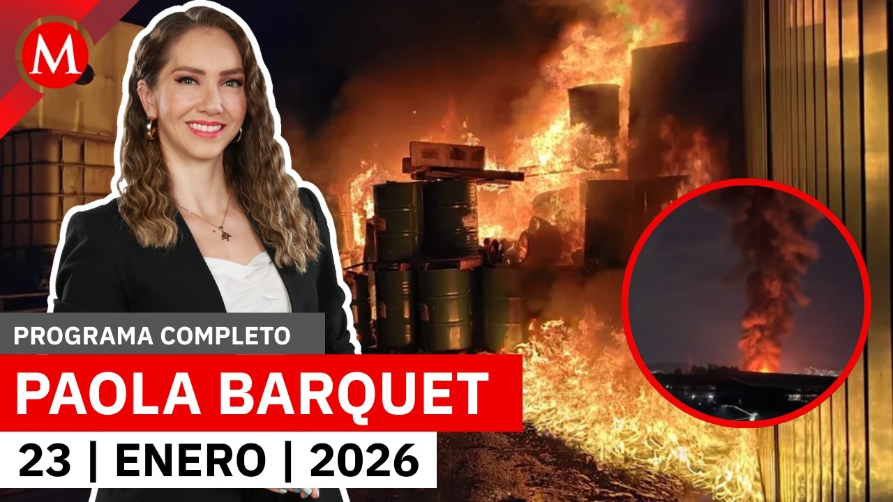Se incendia fábrica de solventes en Ecatepec; desalojan viviendas | Paola Barquet, 23 de enero 2026