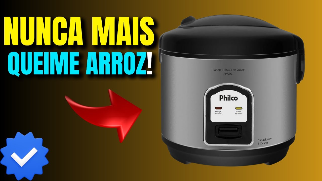 Panela de Arroz Elétrica PHILCO de 5 Xícaras: Vale a Pena Mesmo? [Review Completo]