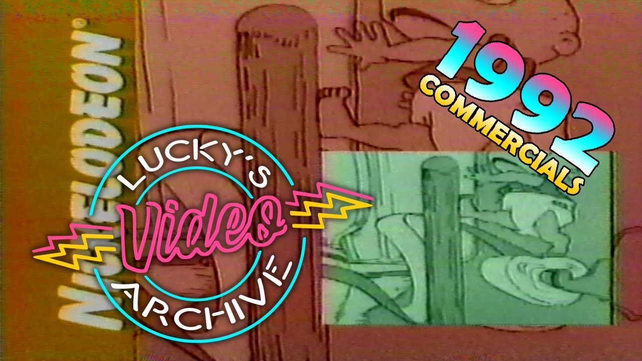 1992 Nickelodeon Rugrats Commercials Lucky's Video Archive Vol. 3.