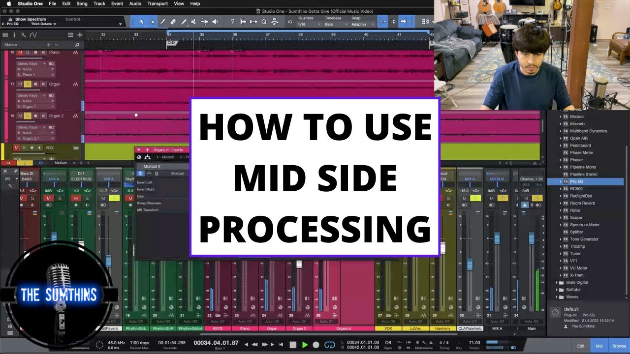 How To Use Mid Side Processing In Presonus Studio One