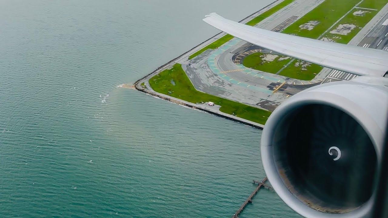 FULL POWER REVERSE OPS TAKEOFF | United Airlines Boeing 777-300(ER) Takeoff from San Francisco(SFO)