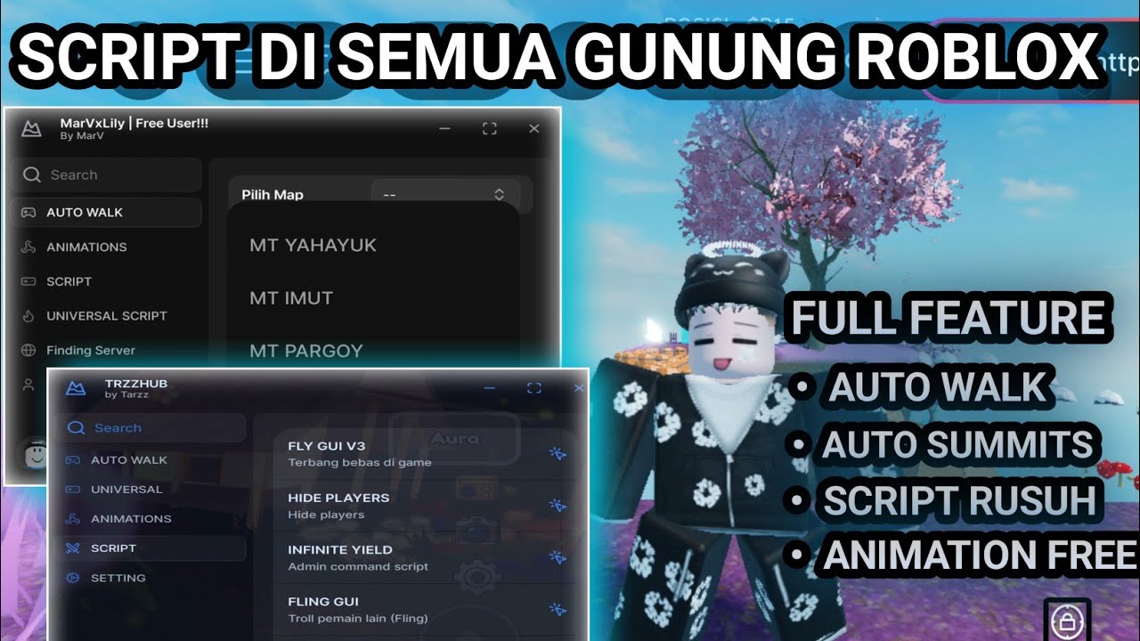 [SCRIPT] MOUNT JULE | AUTO WALK | AUTO SUMMITS | ALL MOUNT ⛰️