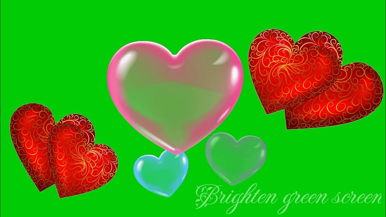 dil green screen | animation video| VFX | heart status green screen | hd background video