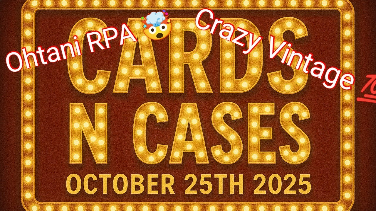 25.10.2025 Tampa Card Show Cards N Cases A Fantastic Ohtani RPA 🤯 & Fantastic Vintage ++