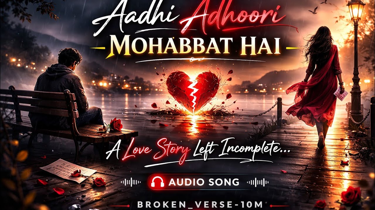 Aadhi Adhoori Mohabbat Hai | Original Song | Broken_Verse-10M | Hindi Love Song 2026 | #youtubevideo