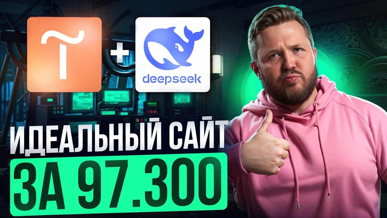 Идеальный сайт на Tilda + DeepSeek БЕЗ ОПЫТА | Полная инструкция | Нейросети 2026 | Удаленка