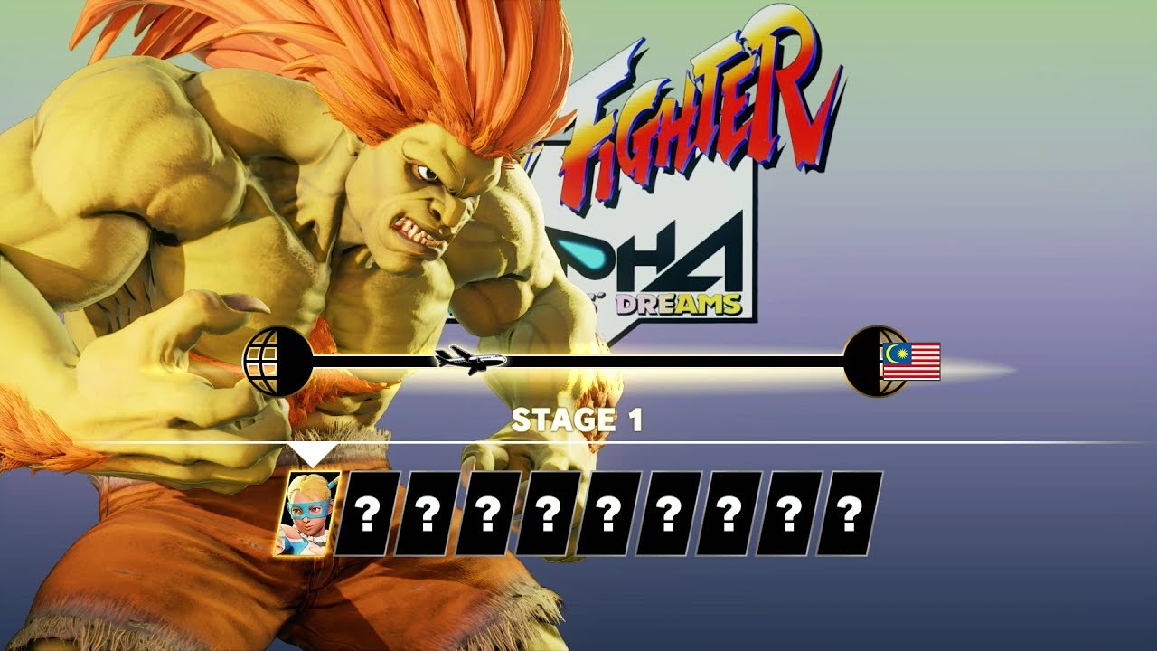 SFV AE - Blanka Arcade Mode (Full) [Street Fighter Alpha Path]