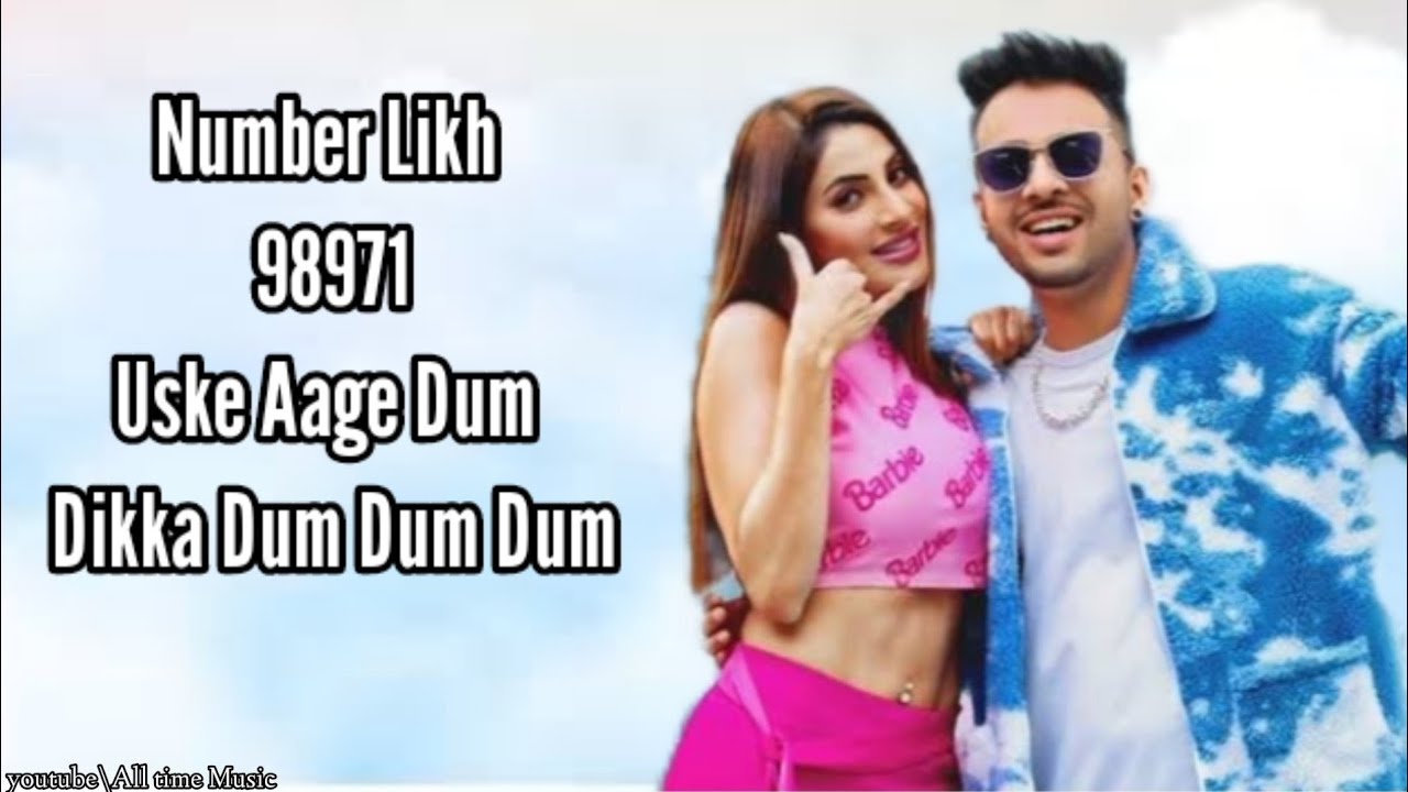 NUMBER LIKH SONG (LYRICS) | Tonny kakkar & Nikki Tamboli | Latest New Hindi Song