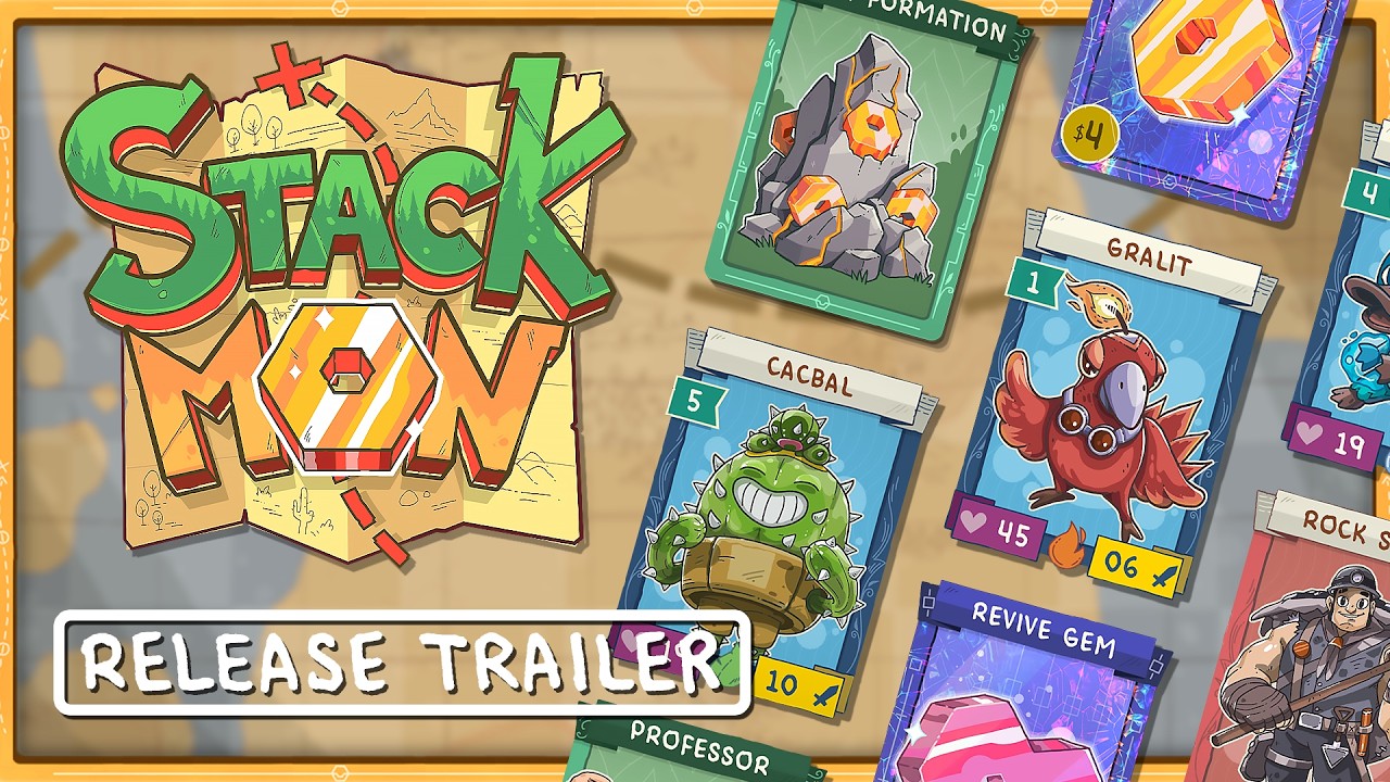 Stackmon | Release Trailer | Creature Collector Card Game