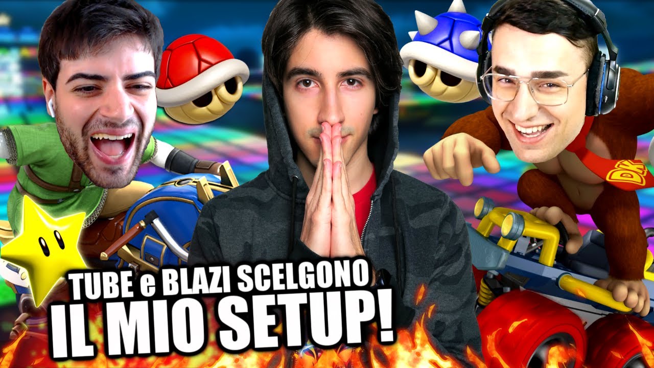 TUBERANZA e BLAZIKEN scelgono il MIO SETUP ma IMBROGLIO 🤣 Mario Kart 8 Deluxe Gameplay ITA
