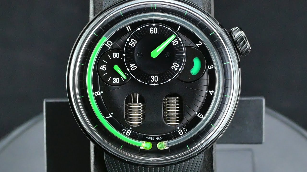 HYT H0 Black Stainless Steel Manual Wind Men's Watch