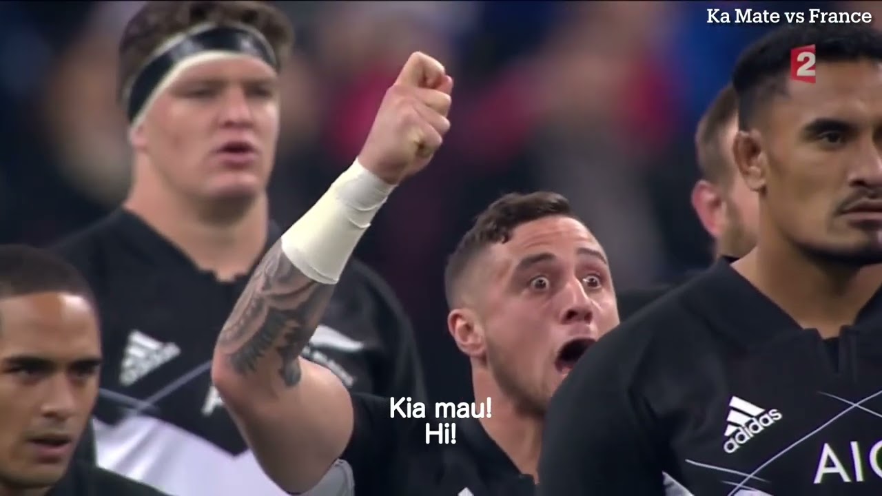 Ka mate - Haka | All Blacks vs France  ( lyrics / 歌詞 )