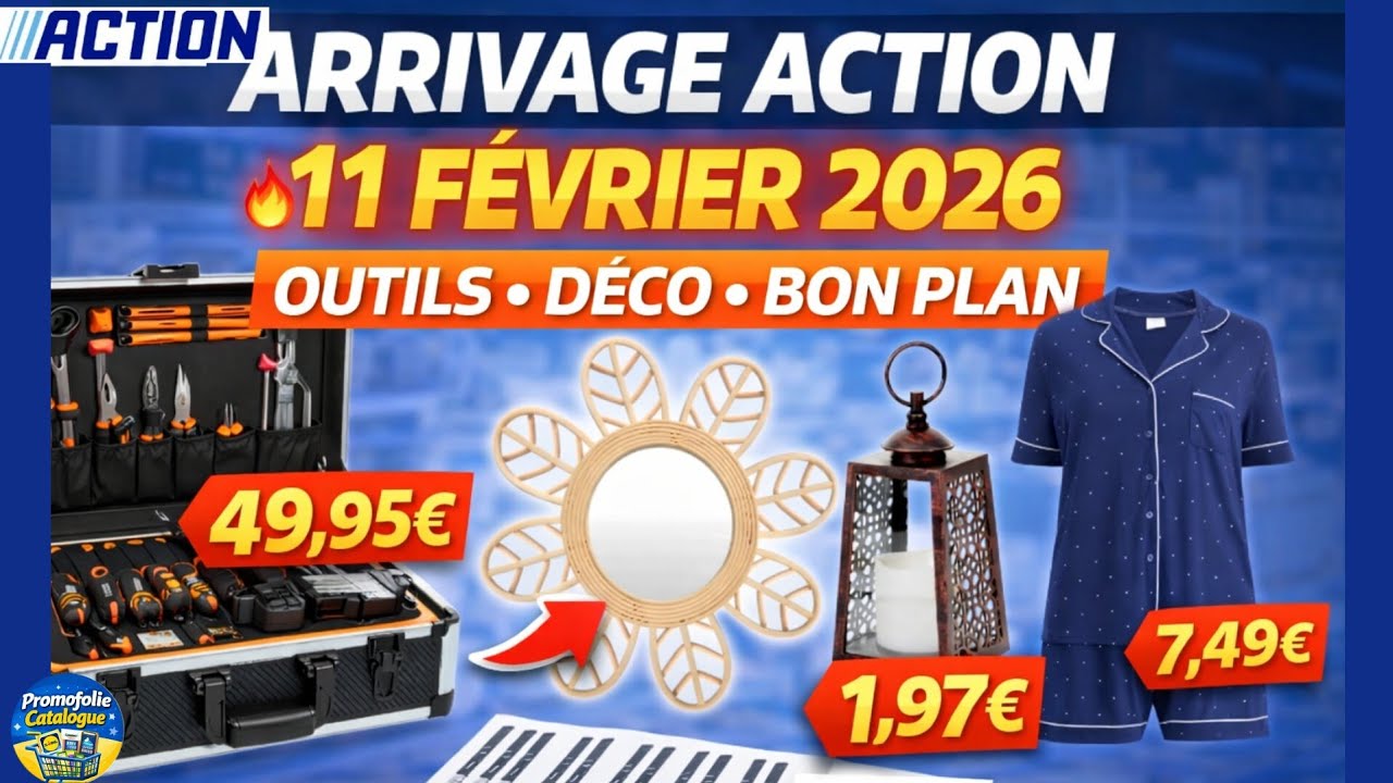 😱 ARRIVAGE ACTION 11 MARS 2026 | Nouveautés Incroyables 🔥 Outils, Déco, Bons Plans !