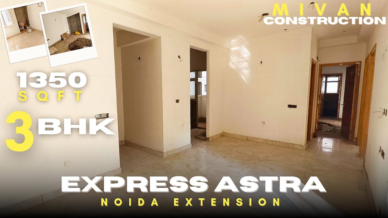 Mivan Construction पे express astra project मैं 1350 SQFT 3 BHk flats near Noida