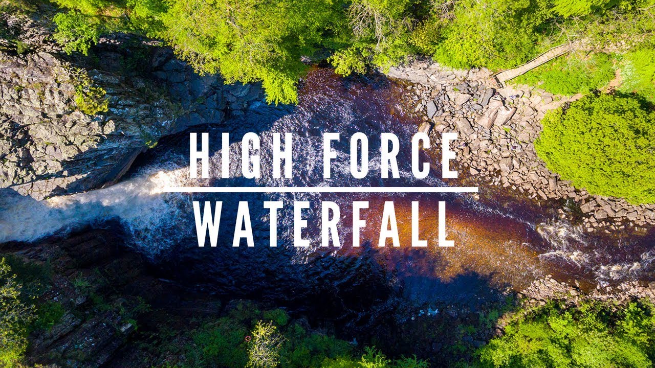 High Force Waterfall Cinematic Drone movie - #EpicDroneClips No.39