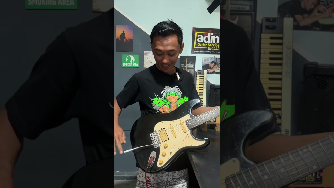 SAMICK 1997 guitar repair #adinguitarservice #samick