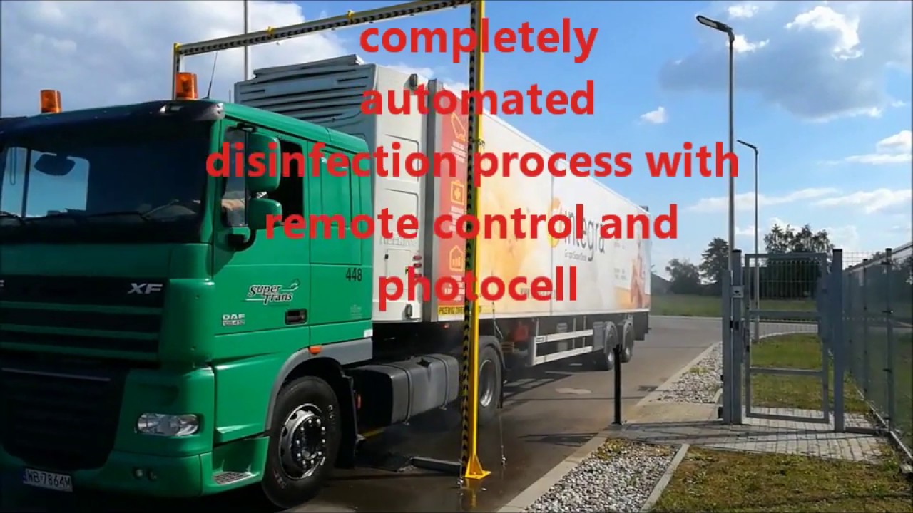 Biosecurty Gate by UNIDOZ, Farm vehicle disinfection