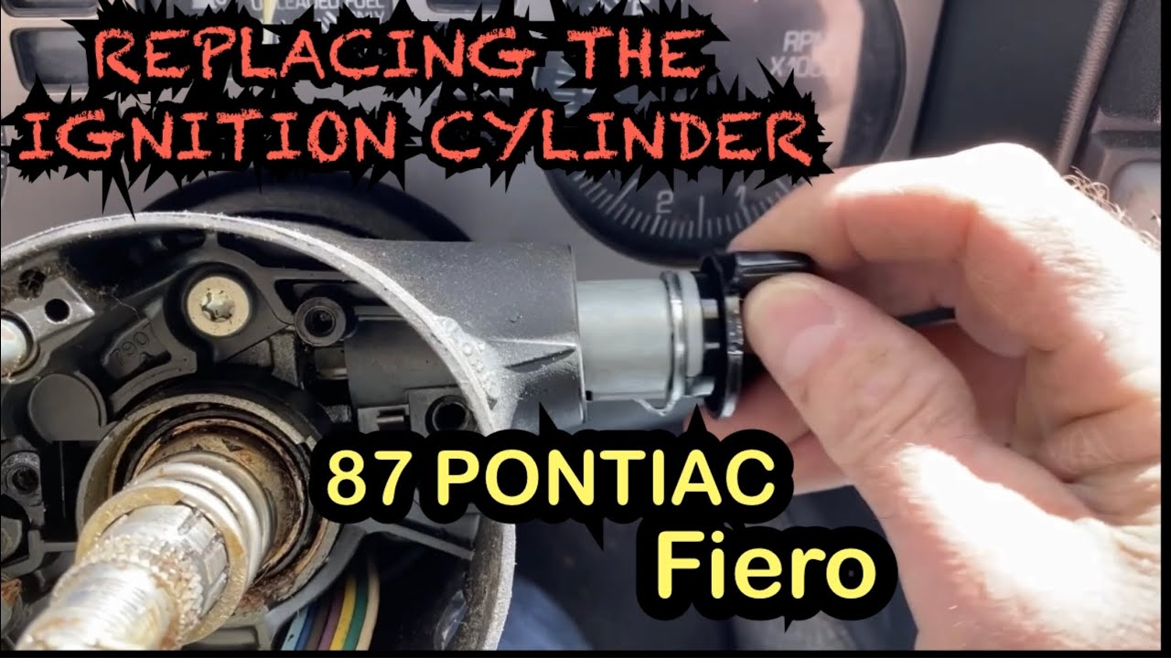 Replacing the ignition cylinder 1987 Pontiac Fiero