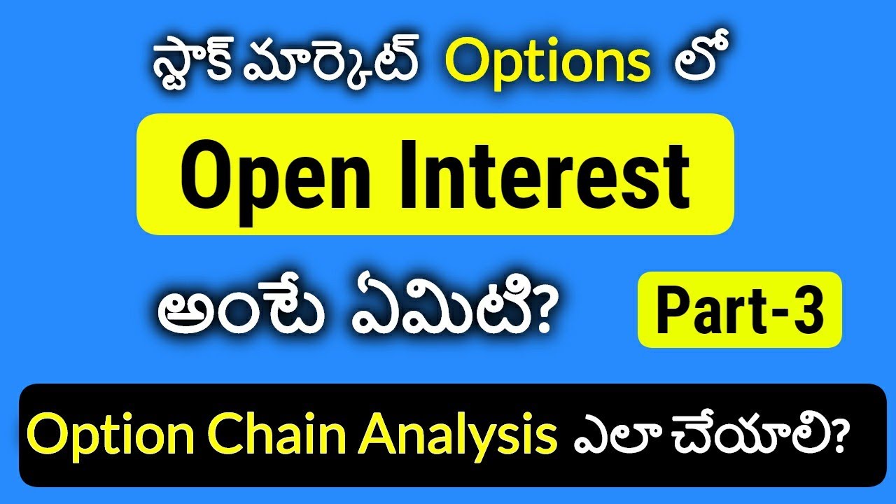 Open Interest Explained | Option Chain Analysis | Stock Market Basics