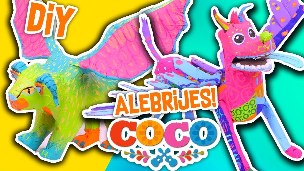 DIY 💀 DANTE y PEPITA los  ALEBRIJES de la Película de COCO 💀Manualidades Fantásticas