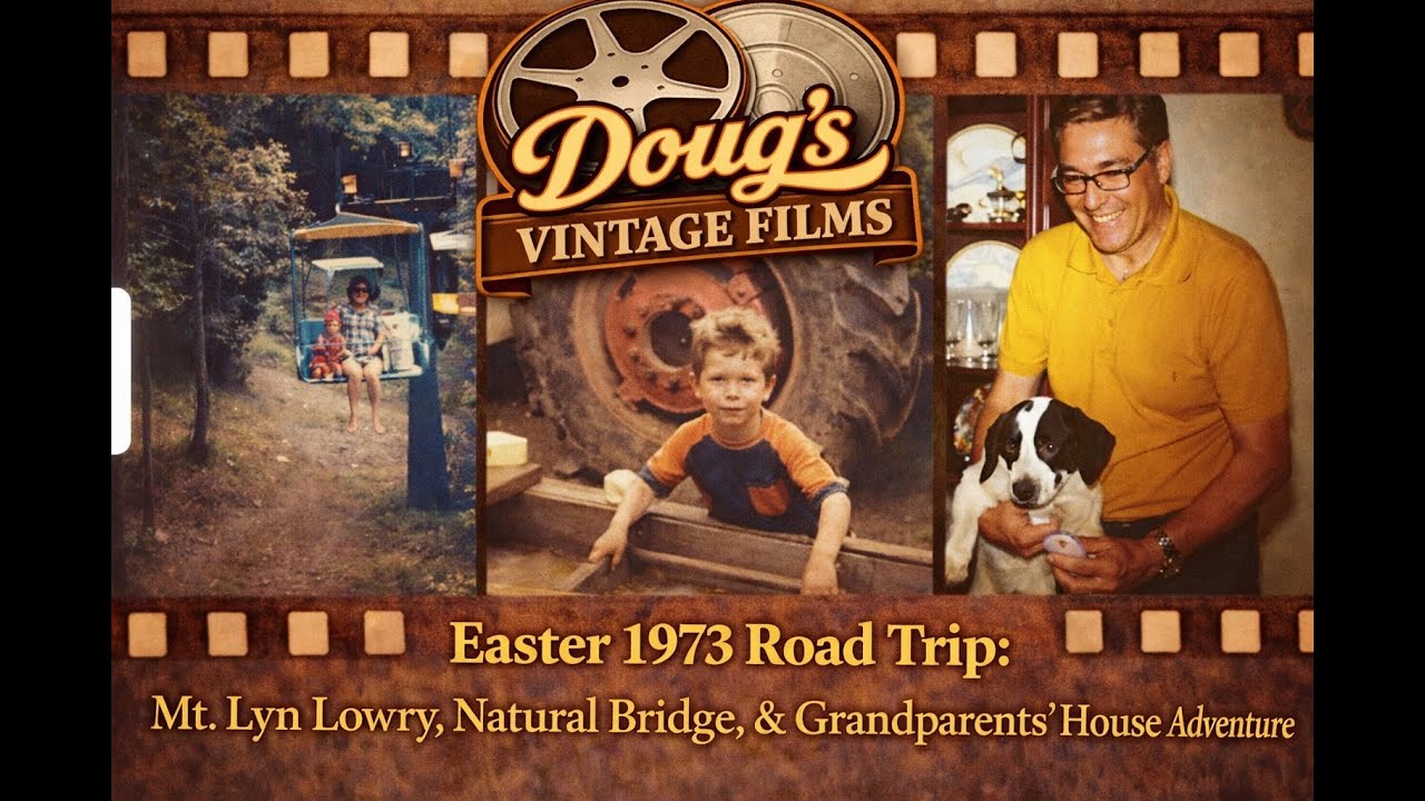 Easter 1973 Road Trip: Mt. Lyn Lowry, Natural Bridge, & Grandparents' House Adventure #lifeinreels