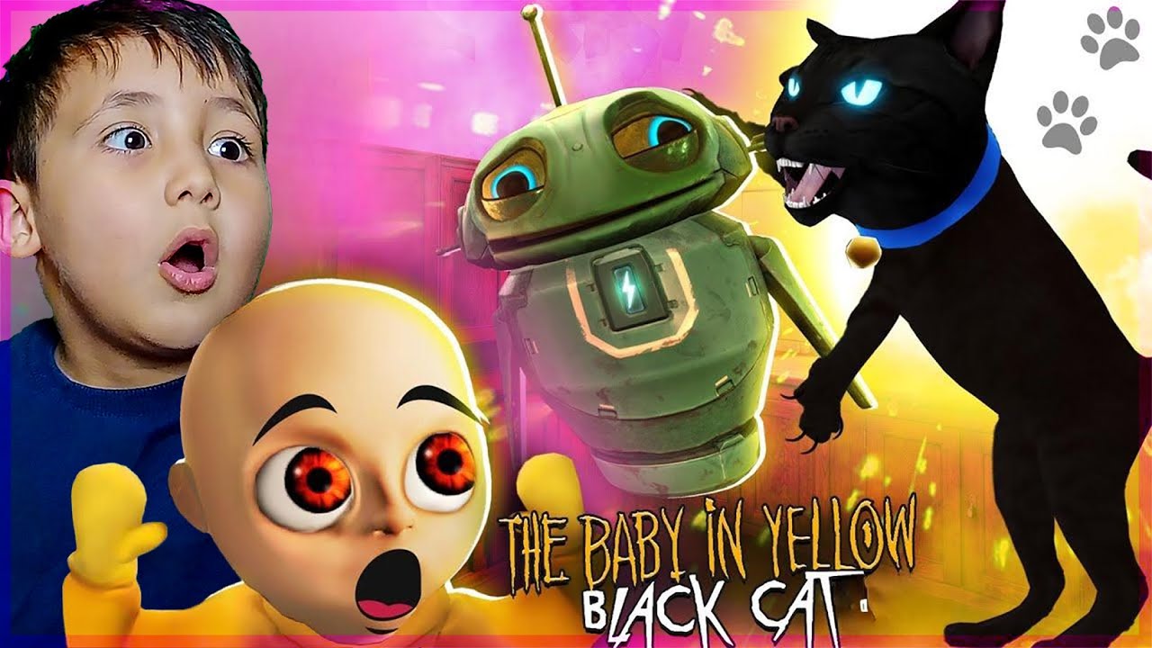 SARI BEBEĞİN YENİ ARKADAŞI! | The Baby In Yellow Bölüm 2 Black Cat